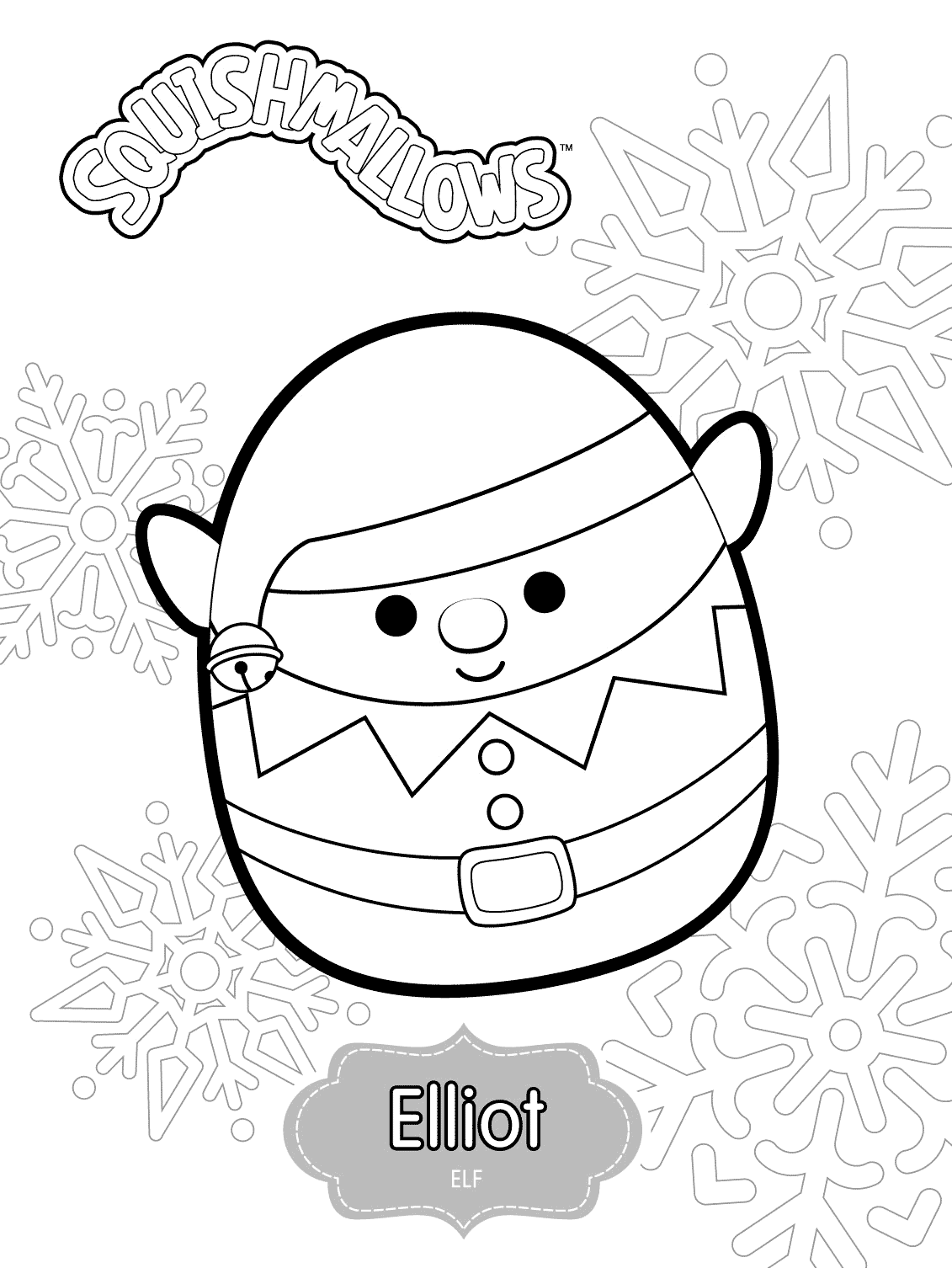 100 Squishmallows Coloring Pages FREE Printable 48