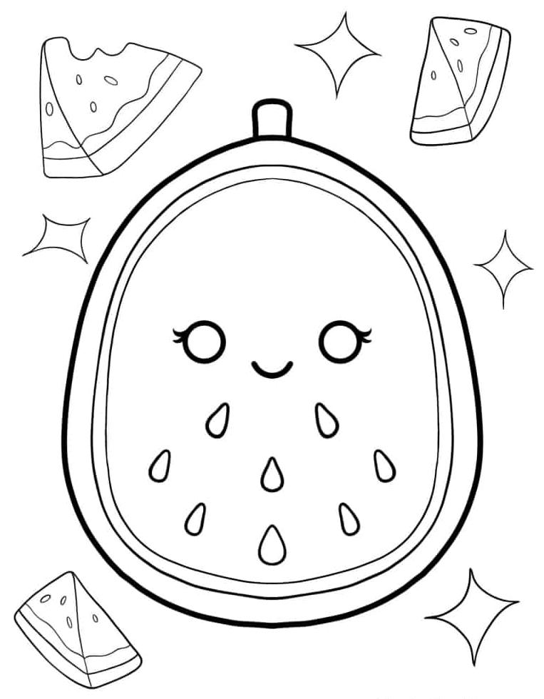 100 Squishmallows Coloring Pages FREE Printable 8