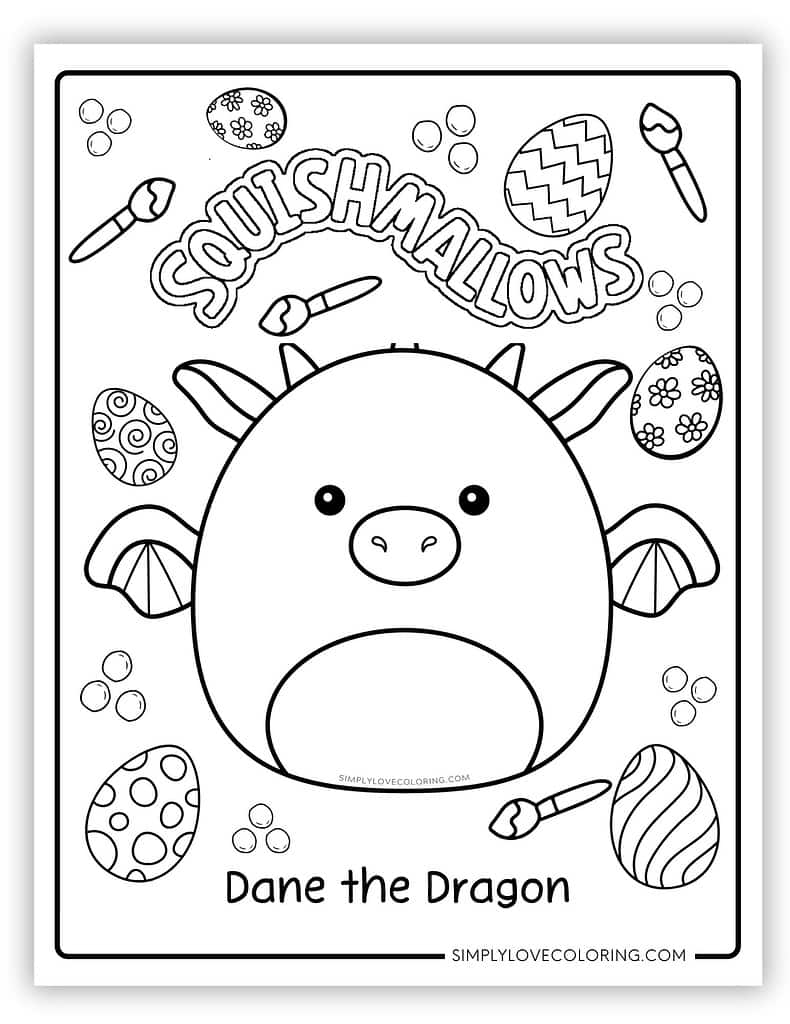 100 Squishmallows Coloring Pages FREE Printable 85