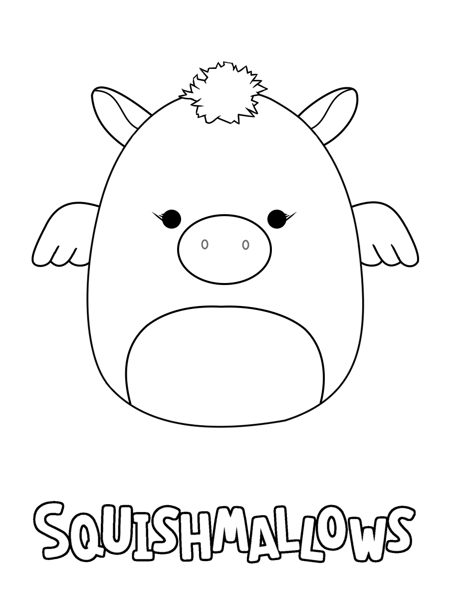 100 Squishmallows Coloring Pages FREE Printable 9