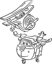 110 Super Wings Coloring Pages Printable 12