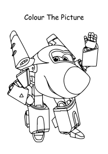 110 Super Wings Coloring Pages Printable 17