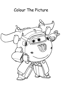 110 Super Wings Coloring Pages Printable 18