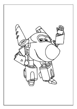 110 Super Wings Coloring Pages Printable 28