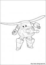 110 Super Wings Coloring Pages Printable 3