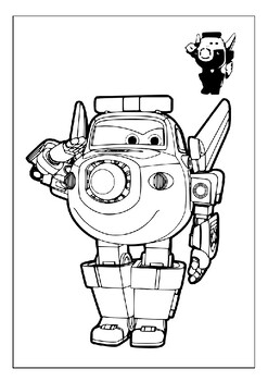 110 Super Wings Coloring Pages Printable 31