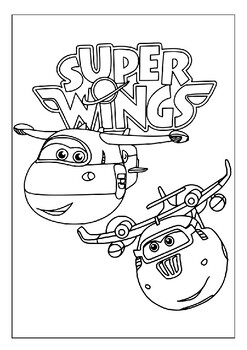 110 Super Wings Coloring Pages Printable 32