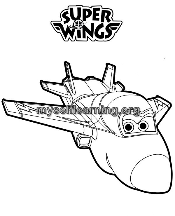 110 Super Wings Coloring Pages Printable 64