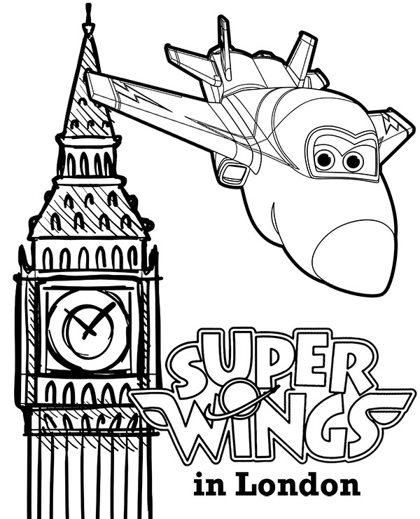 110 Super Wings Coloring Pages Printable 65