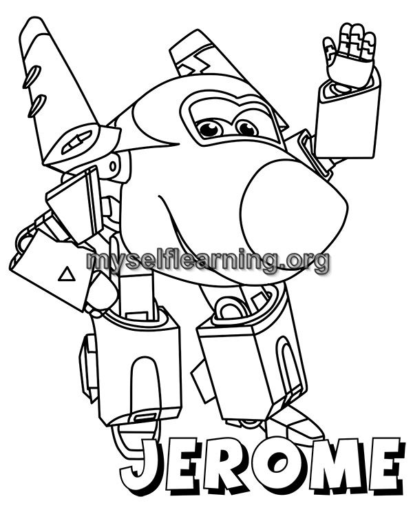 110 Super Wings Coloring Pages Printable 66