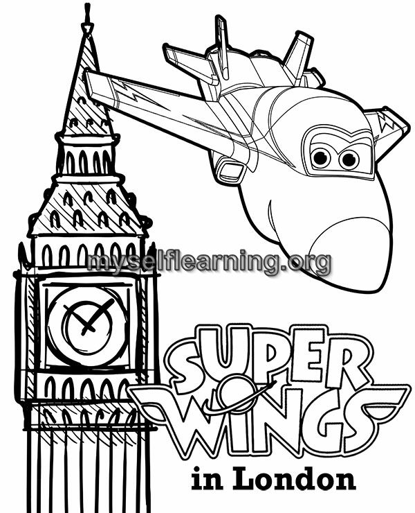 110 Super Wings Coloring Pages Printable 68