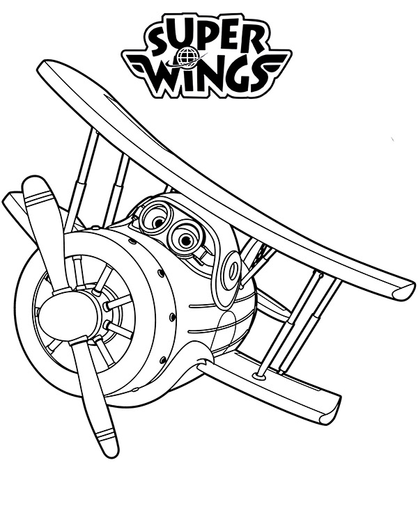 110 Super Wings Coloring Pages Printable 73