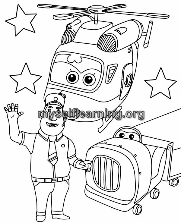 110 Super Wings Coloring Pages Printable 74