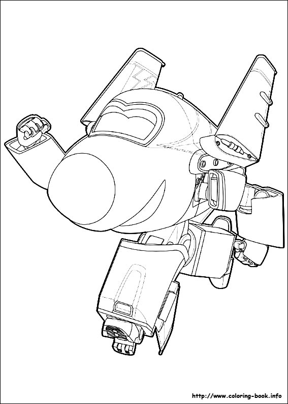 110 Super Wings Coloring Pages Printable 78