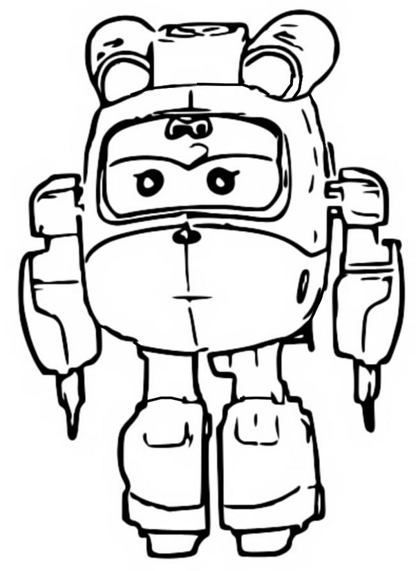 110 Super Wings Coloring Pages Printable 81