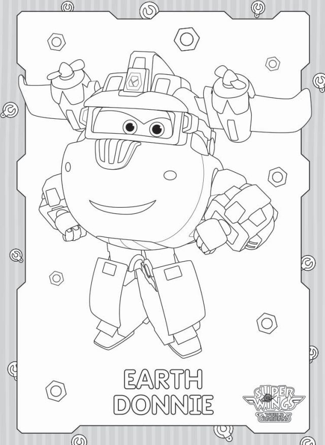 110 Super Wings Coloring Pages Printable 86