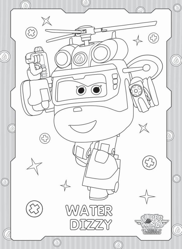 110 Super Wings Coloring Pages Printable 87