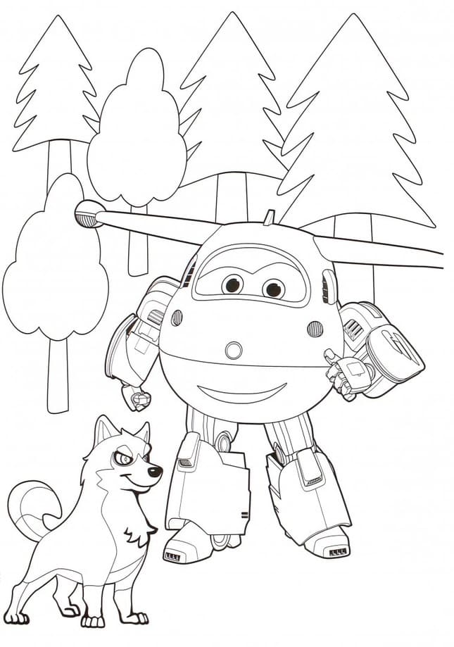 110 Super Wings Coloring Pages Printable 88