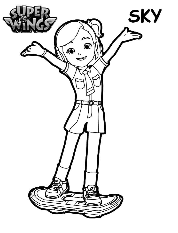 110 Super Wings Coloring Pages Printable 89