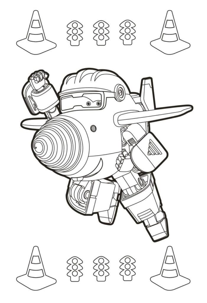 110 Super Wings Coloring Pages Printable 90