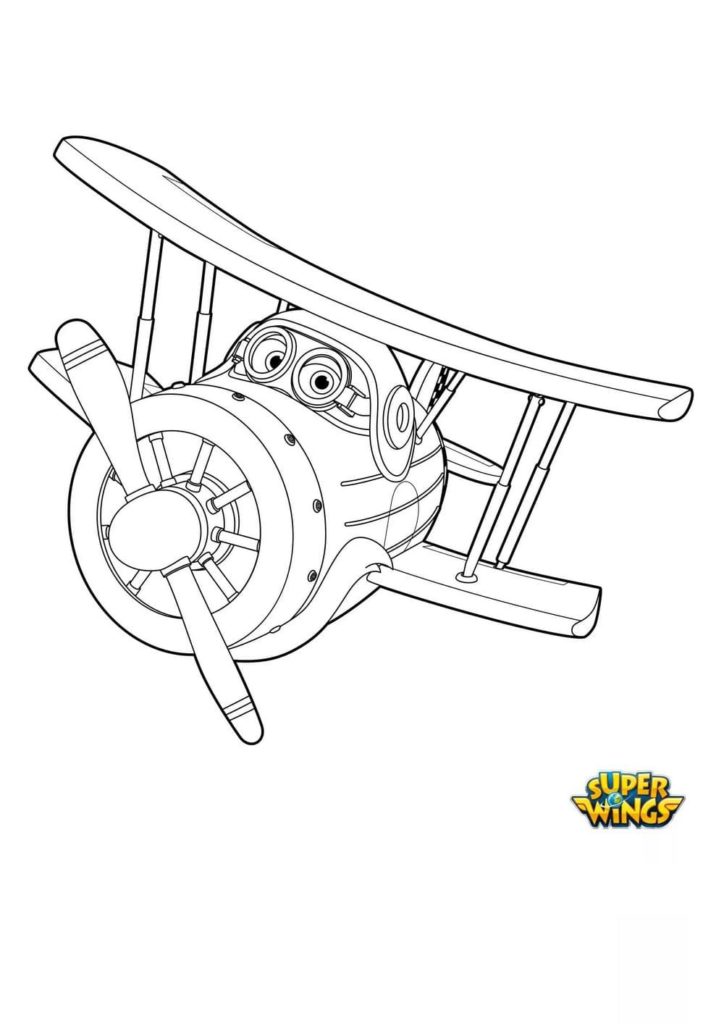 110 Super Wings Coloring Pages Printable 91