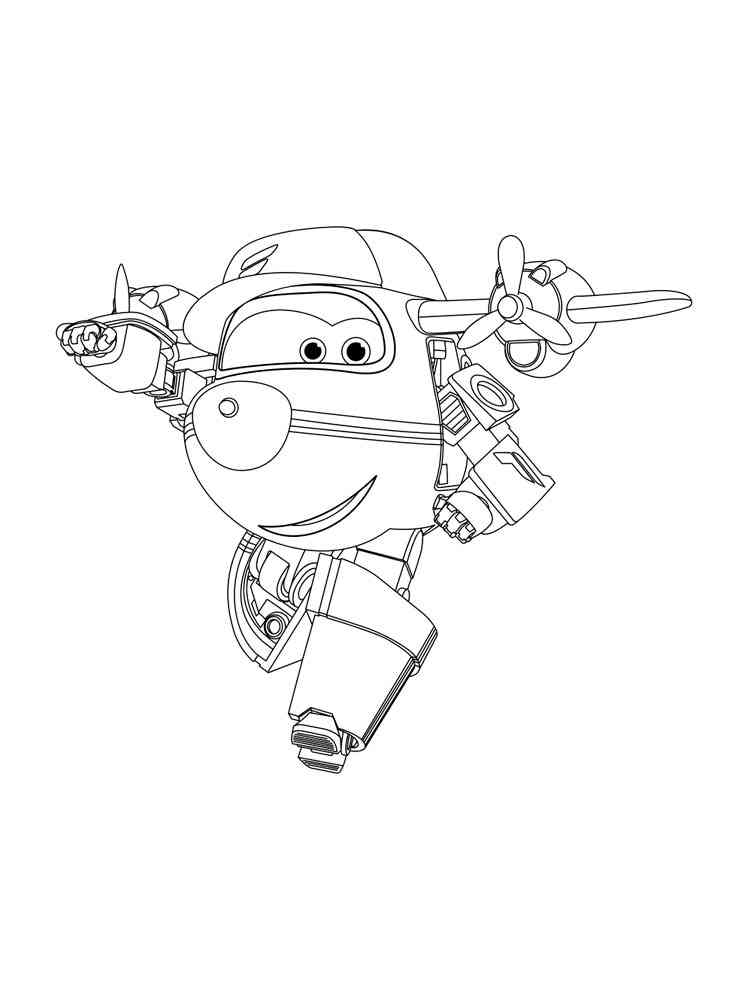 110 Super Wings Coloring Pages Printable 94