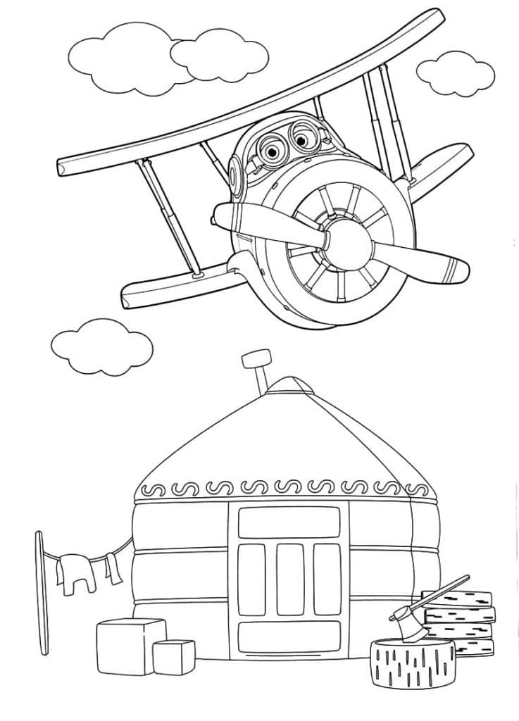 110 Super Wings Coloring Pages Printable 95