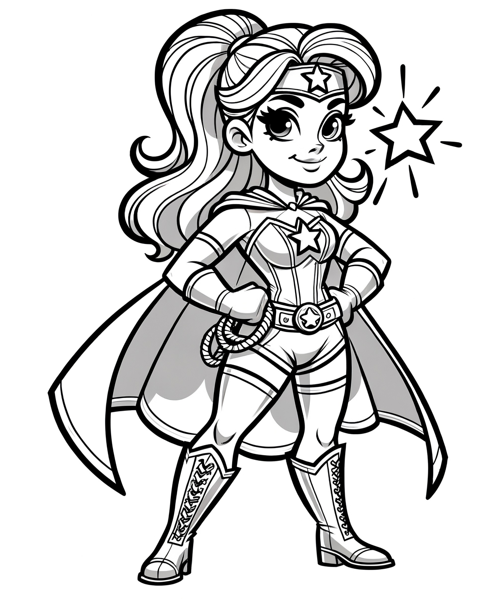 110+ Wonder Woman Coloring Pages for DC Fans 10