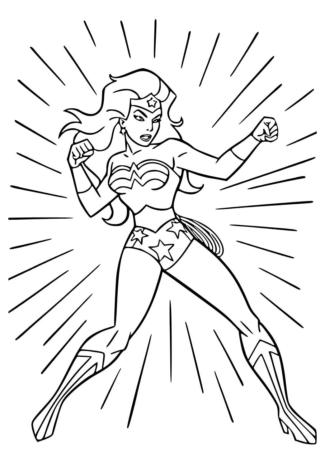 110+ Wonder Woman Coloring Pages for DC Fans 11