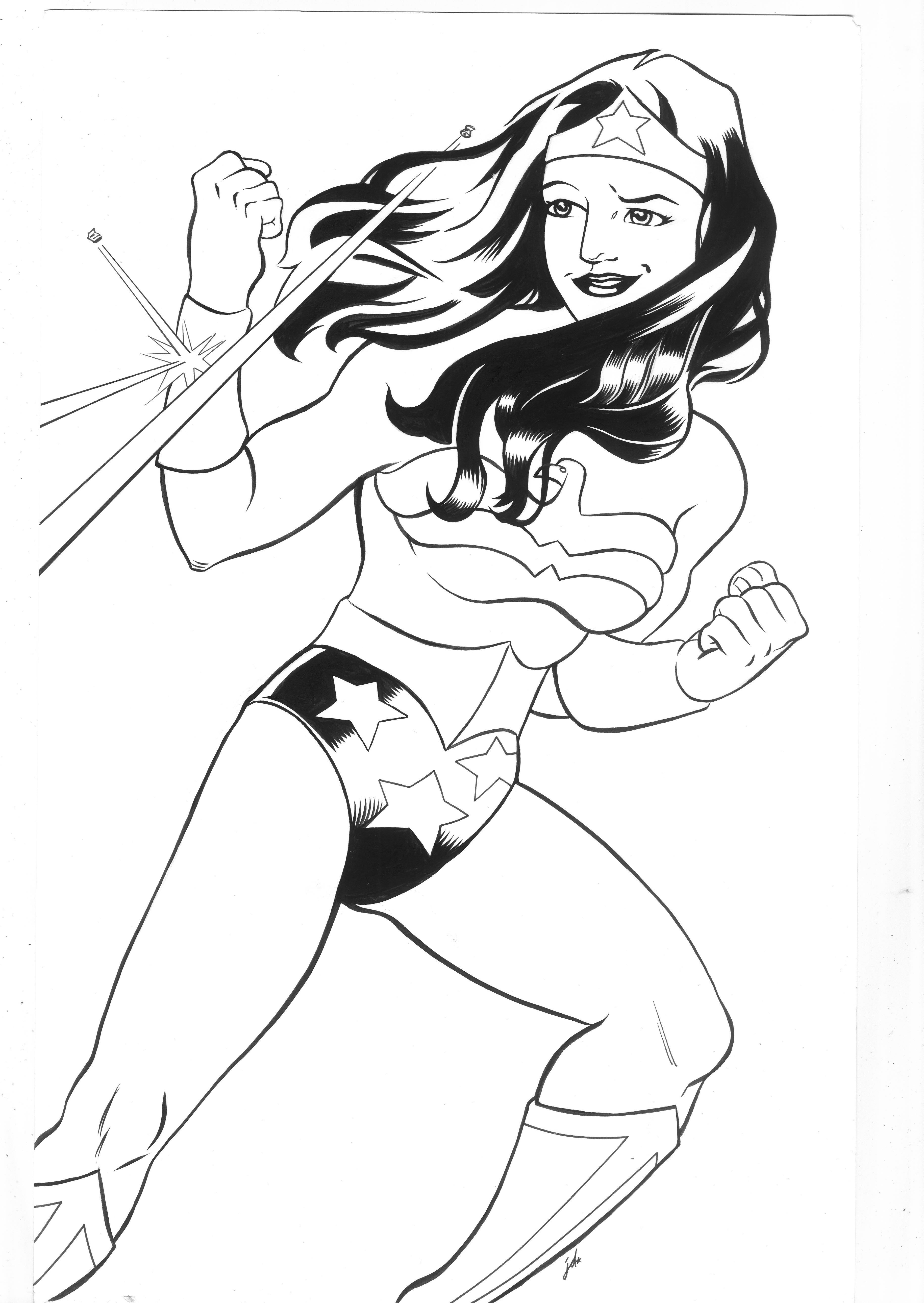 110+ Wonder Woman Coloring Pages for DC Fans 22