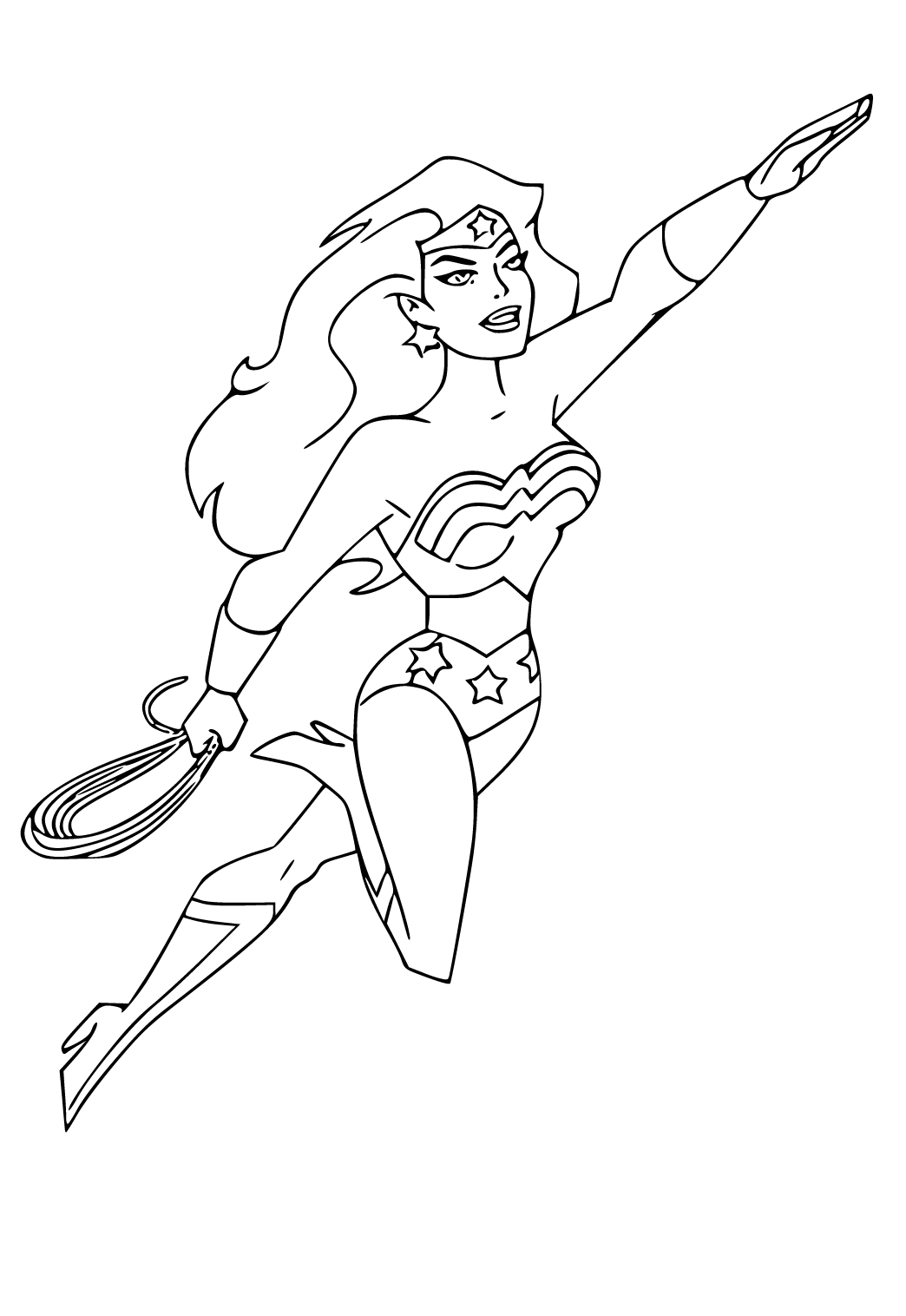 110+ Wonder Woman Coloring Pages for DC Fans 84