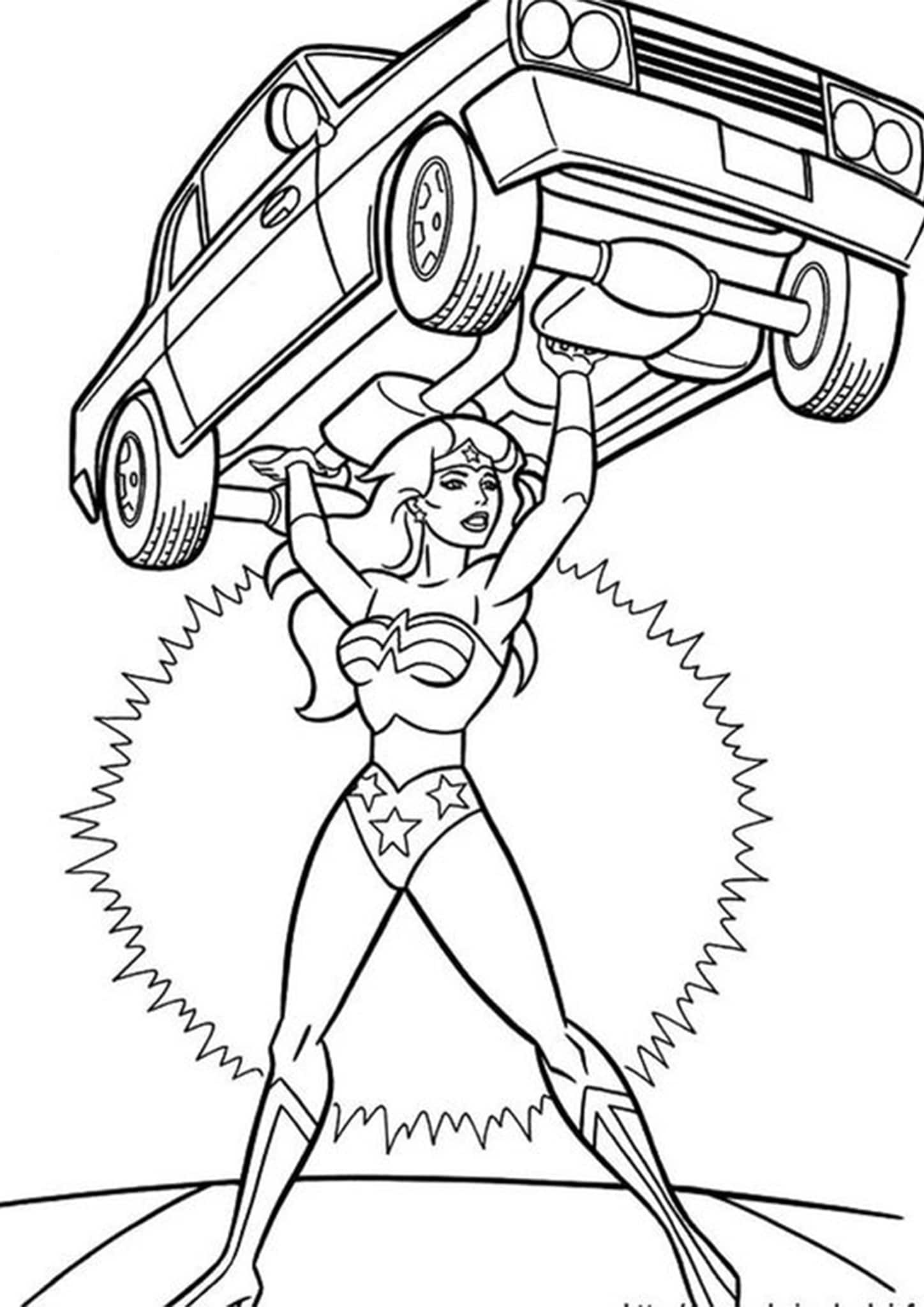 110+ Wonder Woman Coloring Pages for DC Fans 9