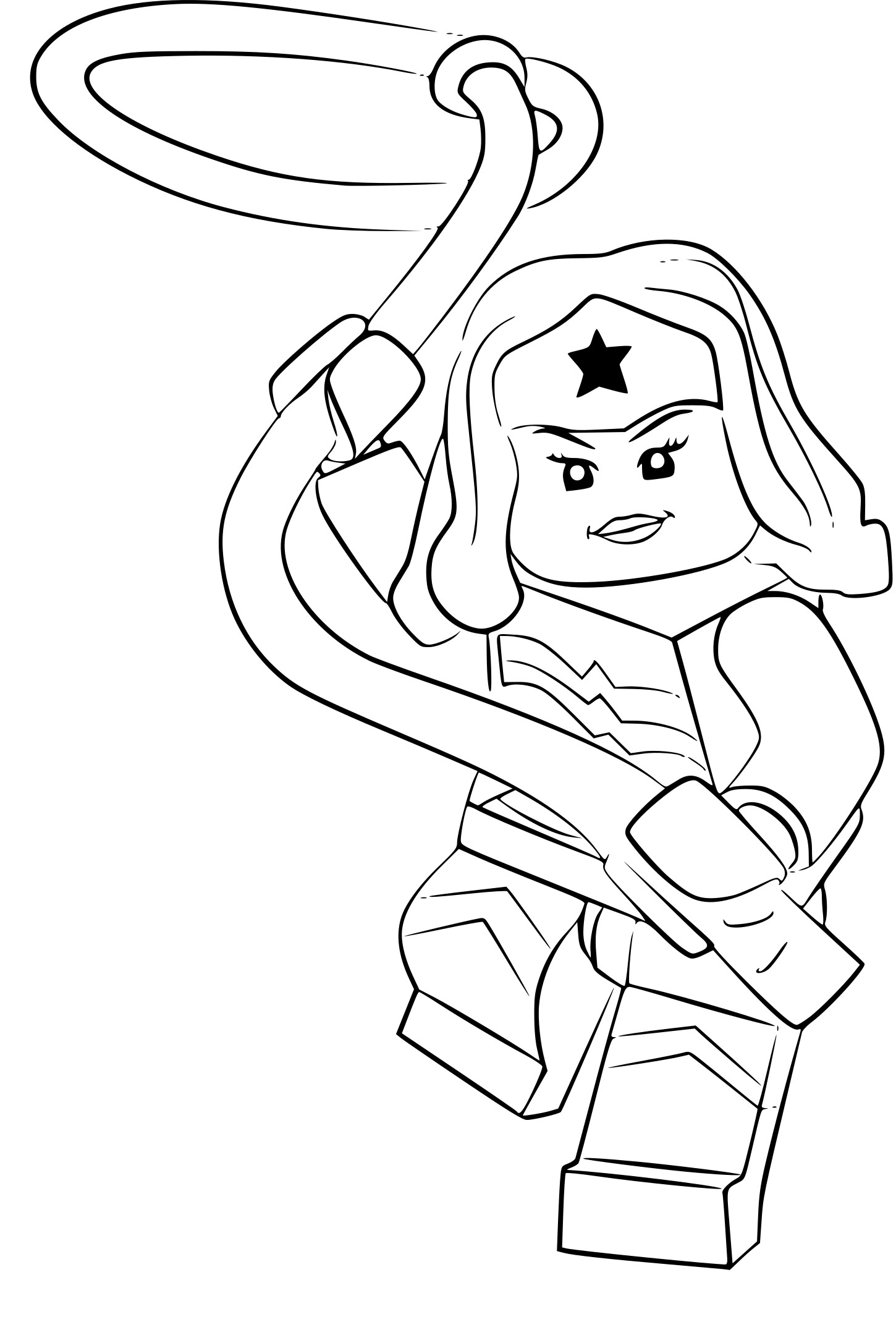 110+ Wonder Woman Coloring Pages for DC Fans 90