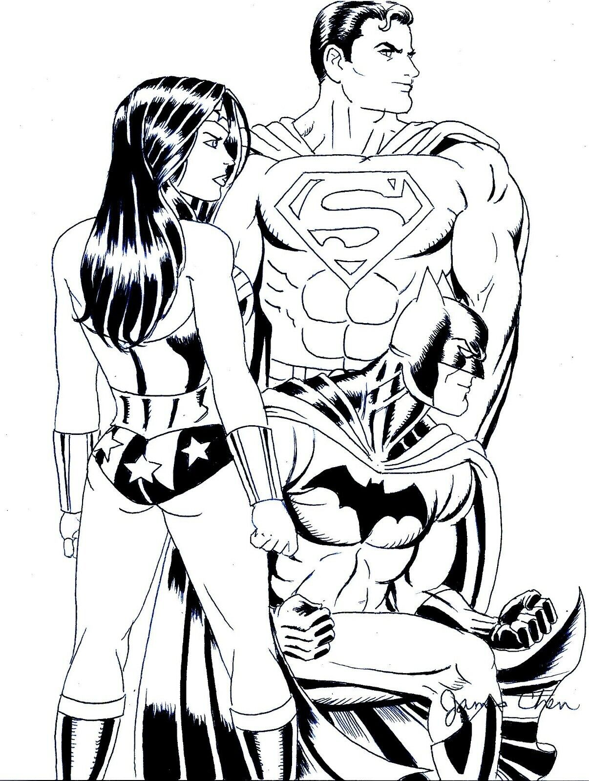 110+ Wonder Woman Coloring Pages for DC Fans 98