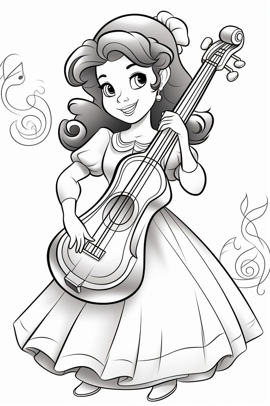 120 Disney Princess Coloring Pages: Magical Adventures Await 105