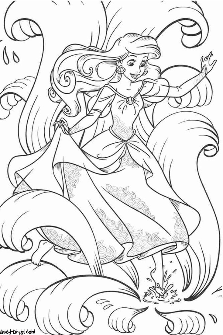 120 Disney Princess Coloring Pages: Magical Adventures Await 110