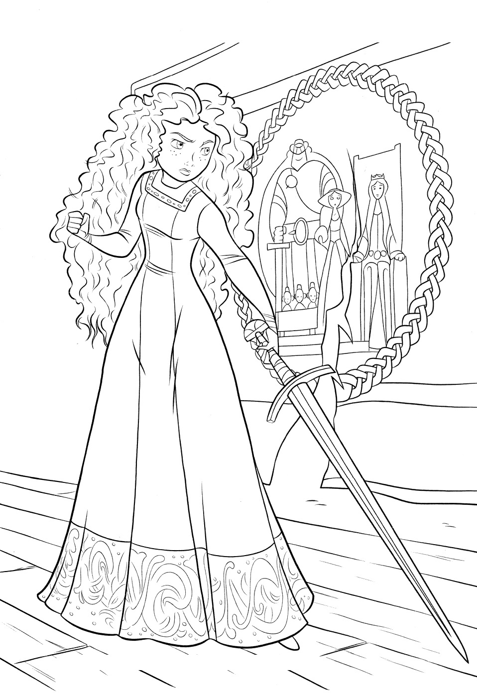 120 Disney Princess Coloring Pages: Magical Adventures Await 23