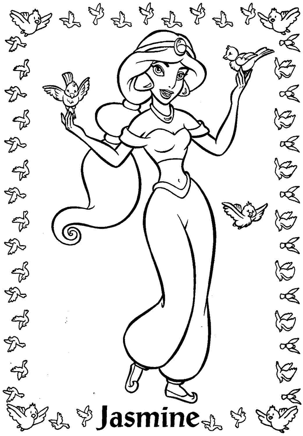 120 Disney Princess Coloring Pages: Magical Adventures Await 32