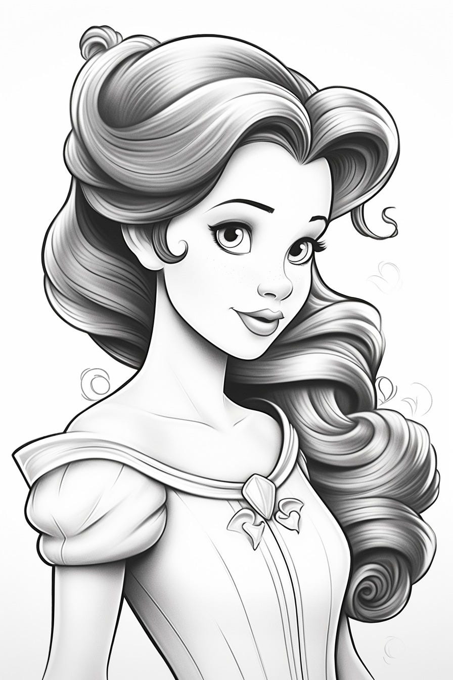 120 Disney Princess Coloring Pages: Magical Adventures Await 6