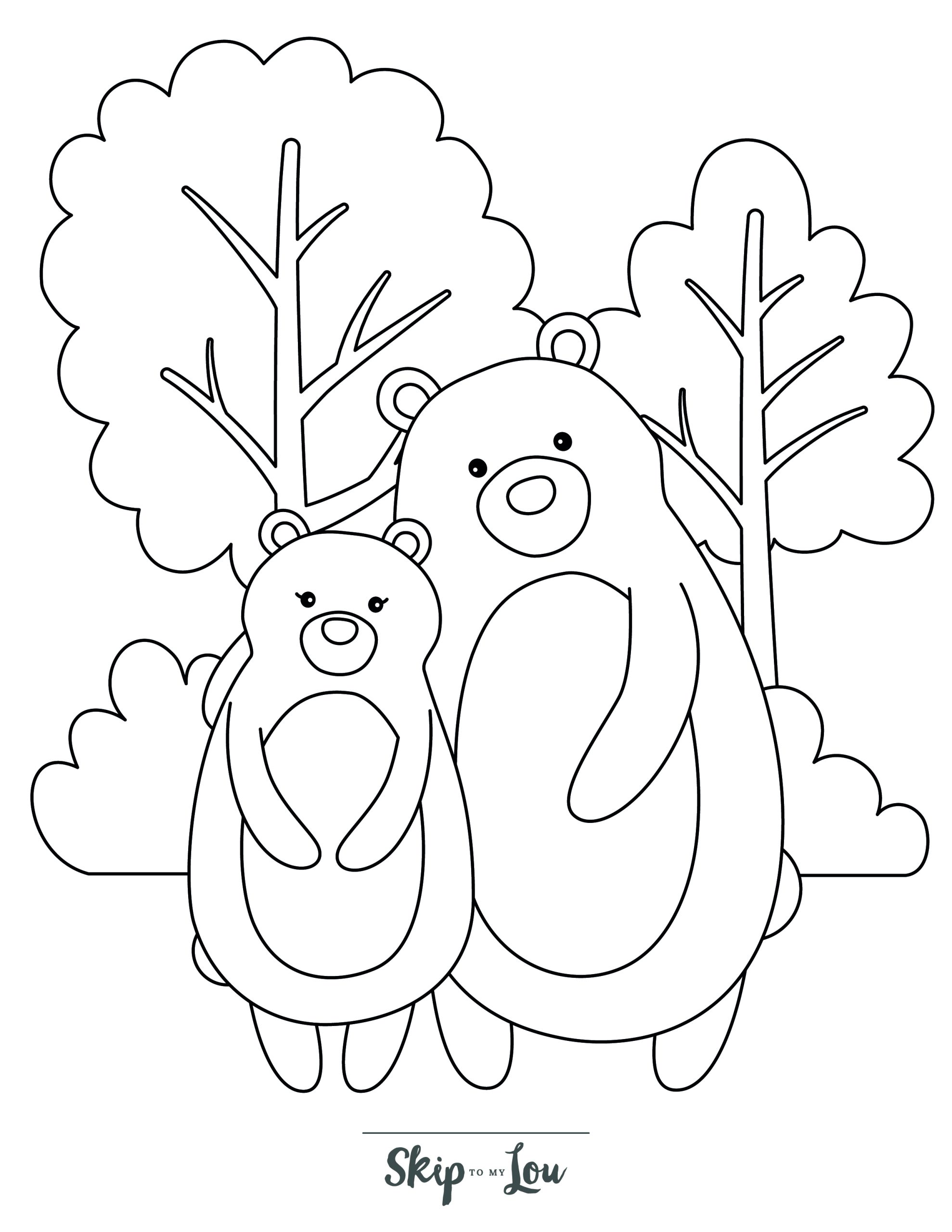 126 Brown Bear Coloring Pages Printable 114