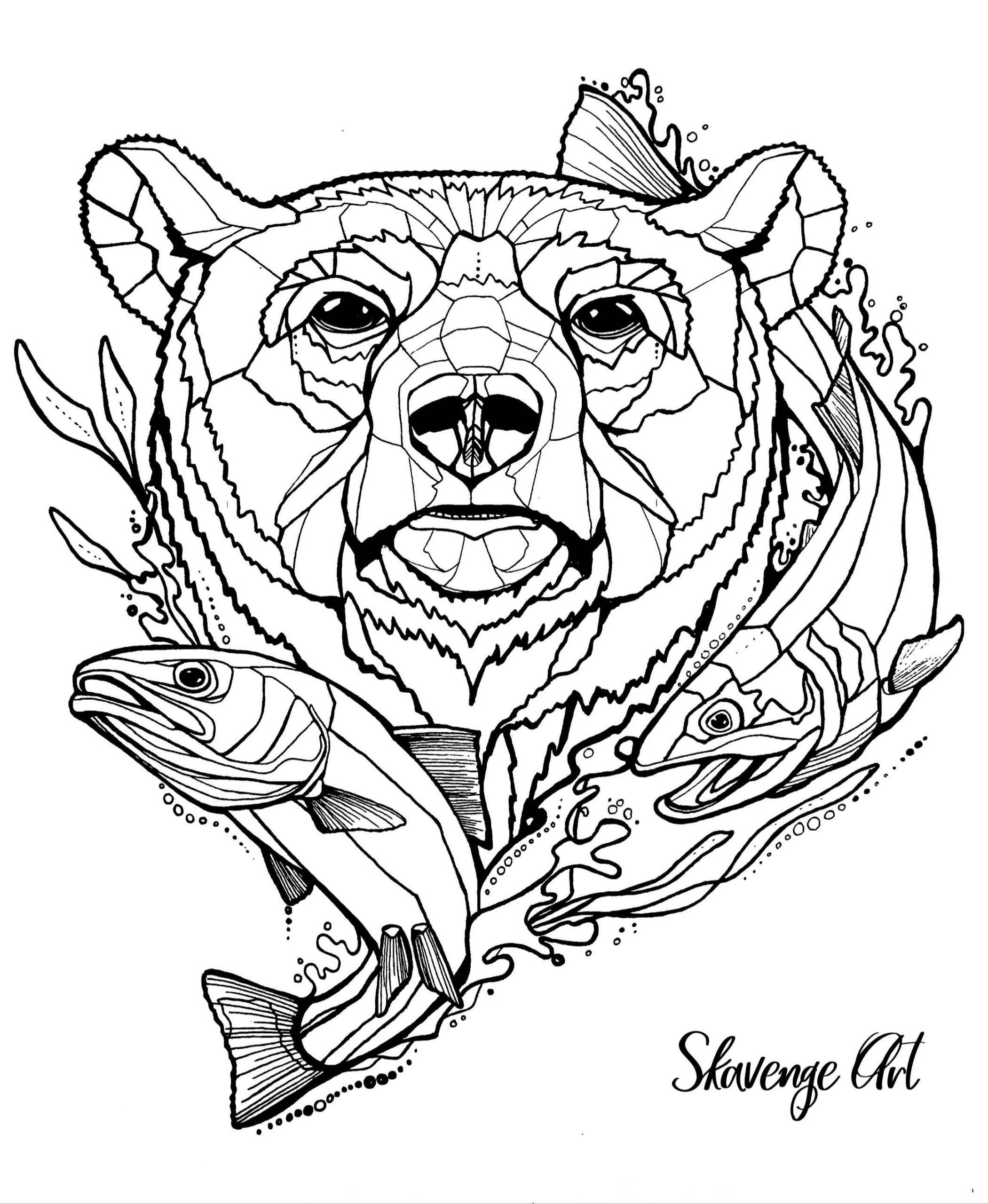 126 Brown Bear Coloring Pages Printable 123