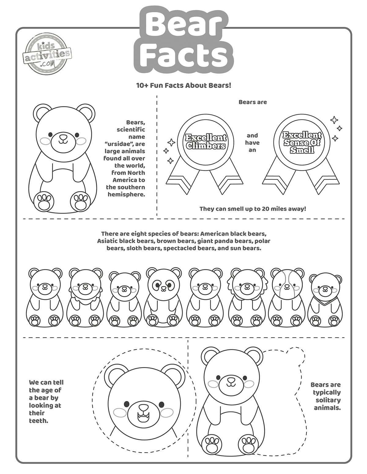 126 Brown Bear Coloring Pages Printable 31