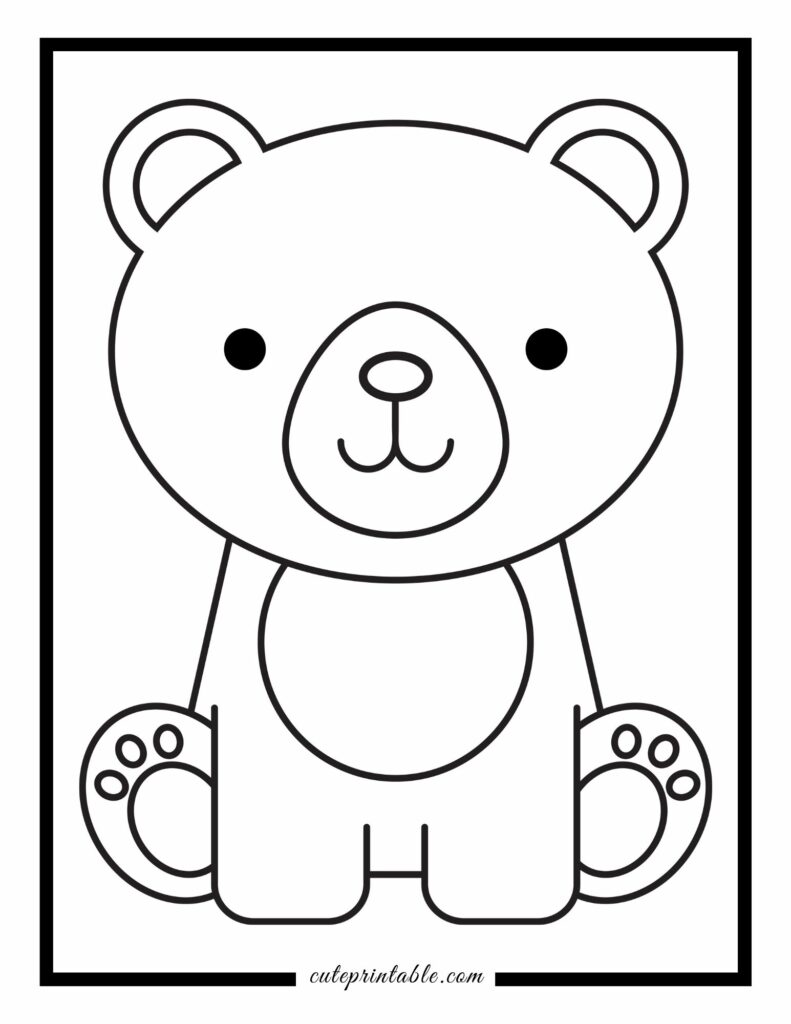 126 Brown Bear Coloring Pages Printable 34