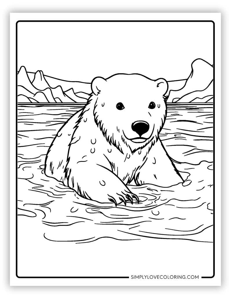 126 Brown Bear Coloring Pages Printable 4