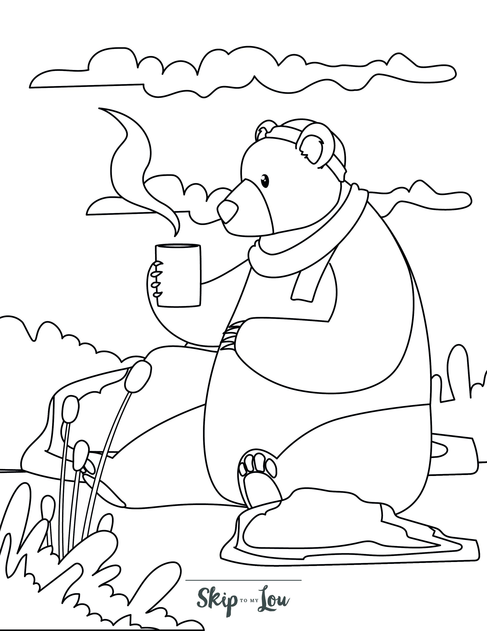 126 Brown Bear Coloring Pages Printable 47