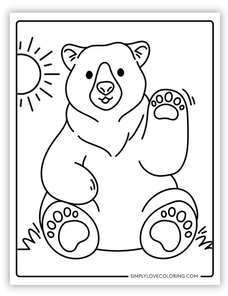 126 Brown Bear Coloring Pages Printable 48