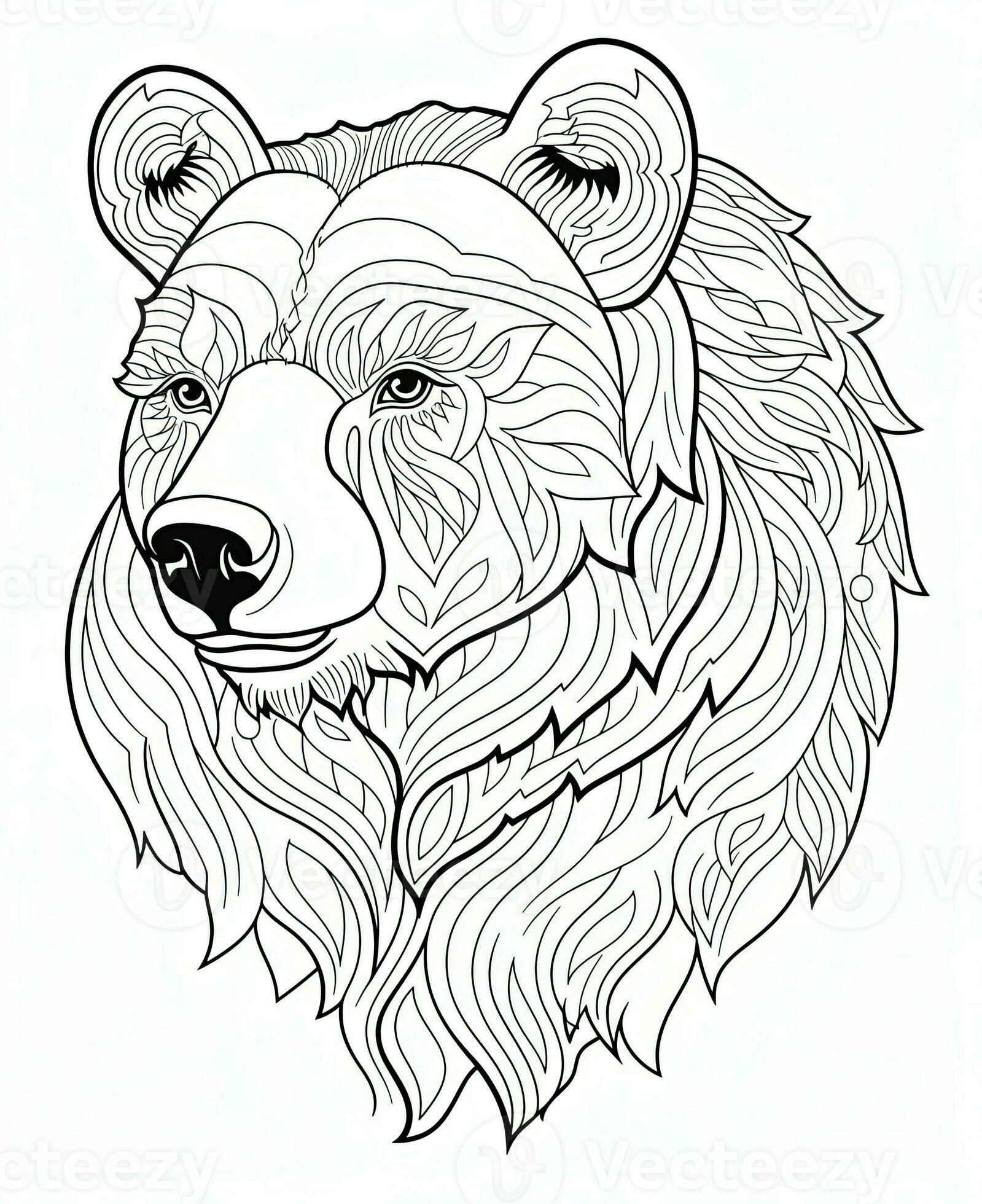 126 Brown Bear Coloring Pages Printable 53