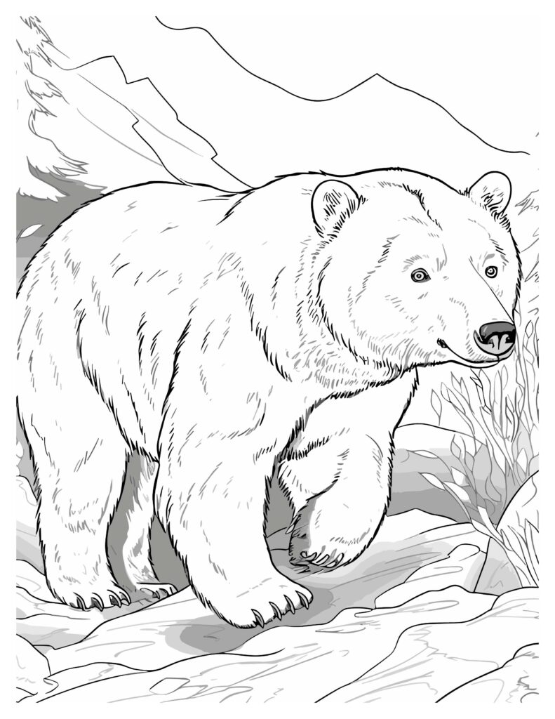 126 Brown Bear Coloring Pages Printable 58