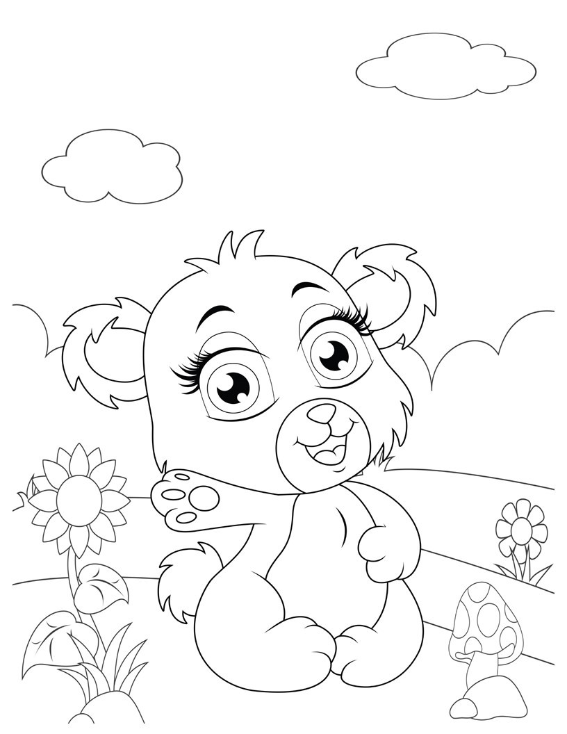 126 Brown Bear Coloring Pages Printable 70