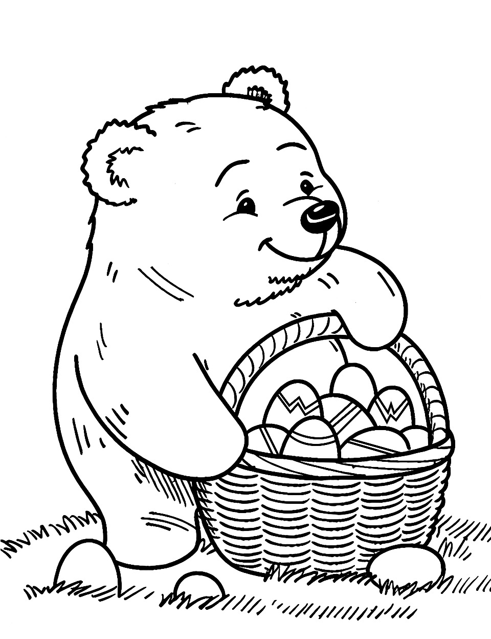 126 Brown Bear Coloring Pages Printable 77